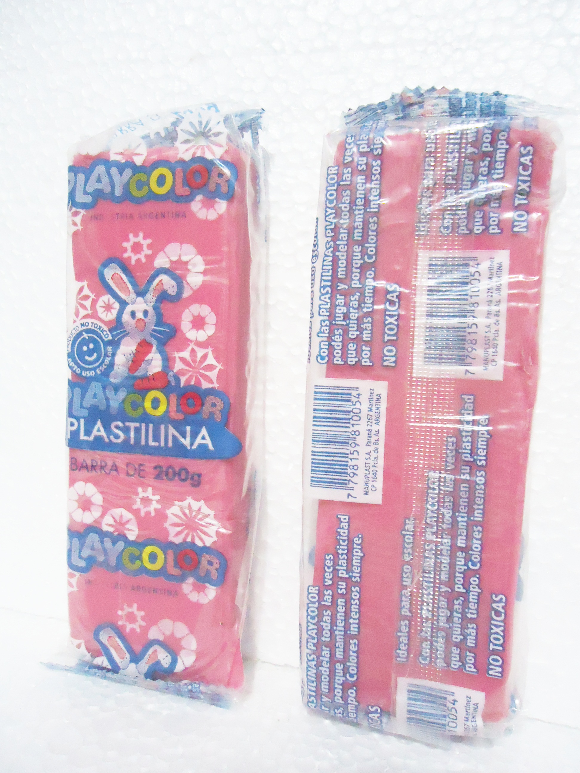 PLASTILINA PLAYCOLORx200gr ROSA