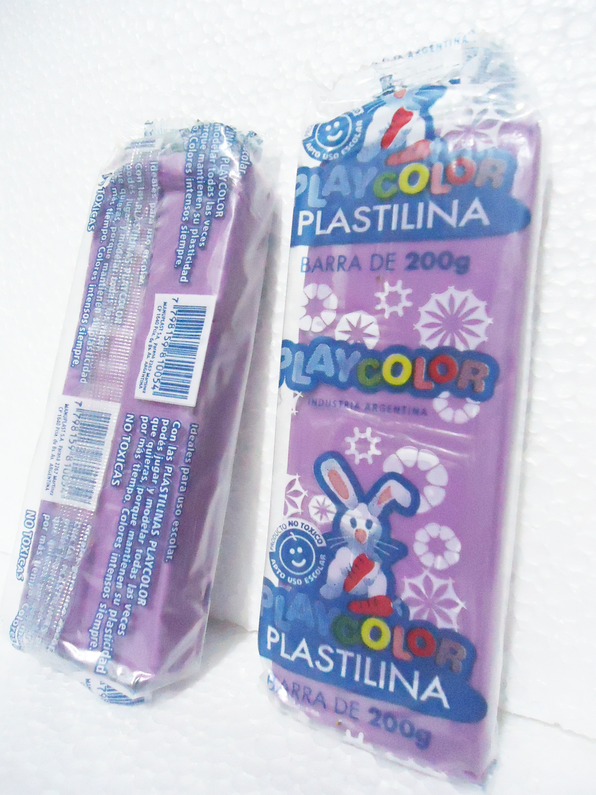 PLASTILINA PLAYCOLORx200gr VIOLETA