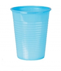 VASO 180 C.C. COLOR  CELESTEx100