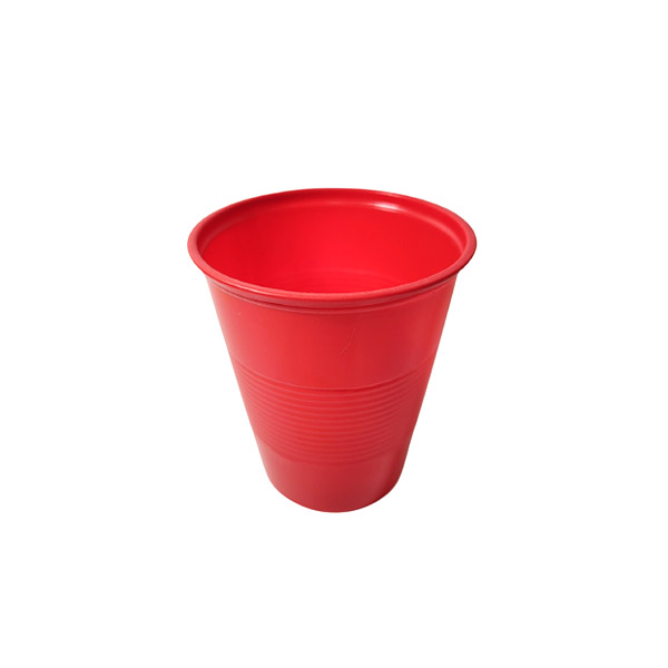 VASO 180 C.C. COLOR  ROJO x100