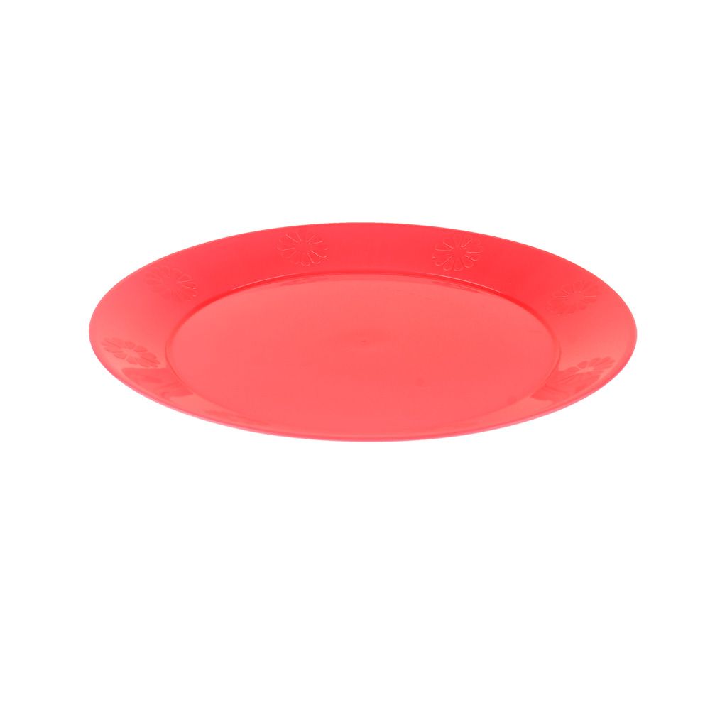 PLATO RIGIDO CHICO 17cm ROJO x10