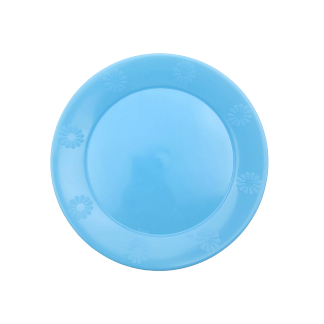 PLATO RIGIDO GRANDE 23cm CELESTE x10