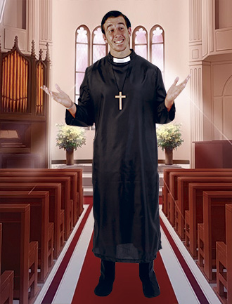 DISFRAZ CANDELA ADULTO CURA