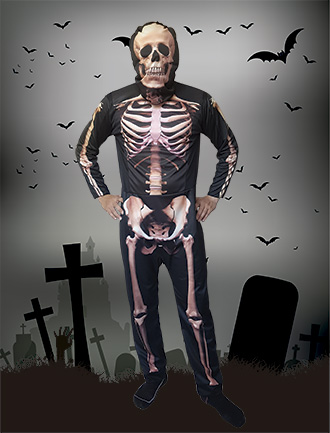 DISFRAZ CANDELA ADULTO ESQUELETO