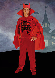 DISFRAZ CANDELA ADULTO DIABLO C/CAPA