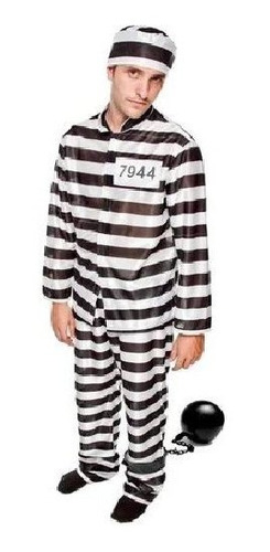 DISFRAZ CANDELA ADULTO PRESO HOMBRE