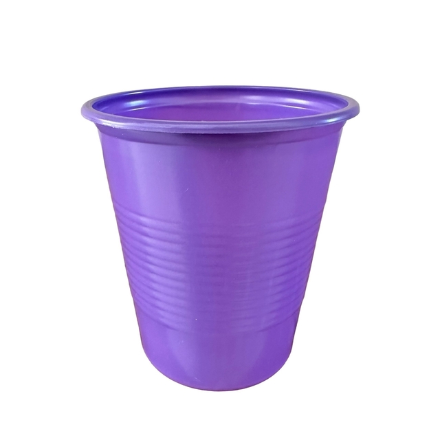 VASO 180 C.C. COLOR VIOLETA x 100