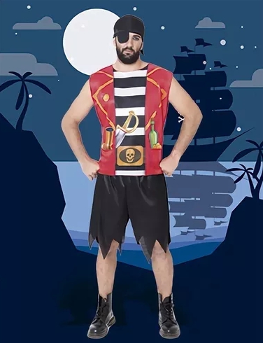 DISFRAZ CANDELA ADULTO PIRATA HOMBRE