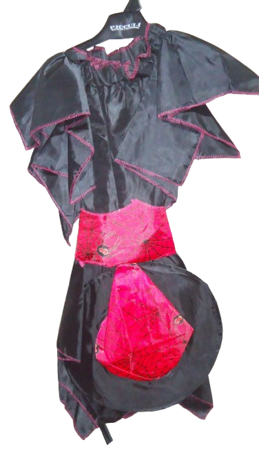 DISFRAZ BRUJA ARAÑA MIC Y MAC T10