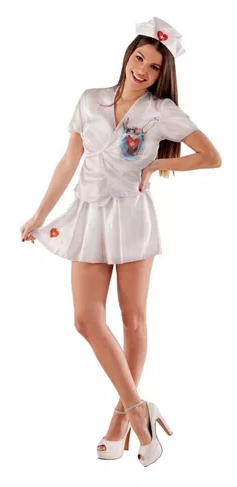 DISFRAZ CANDELA ADULTO ENFERMERA C/TOCA