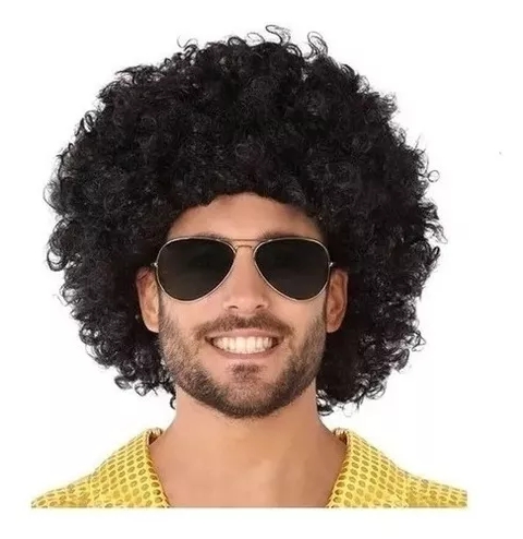 PELUCA AFRO NEGRA PARTY STORE