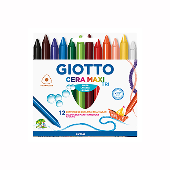 CRAYONES GIOTTO X12 CERA MAXI