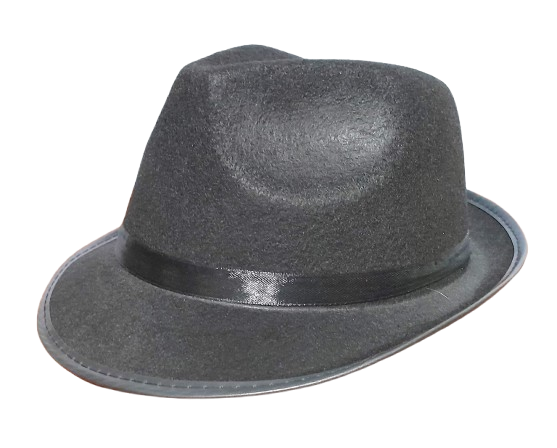 SOMBRERO FUNYI GAMUZADO RIGIDO NEGRO