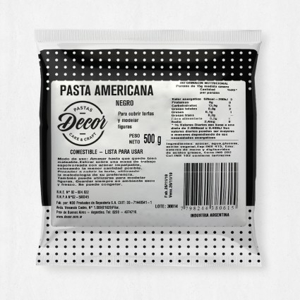 COBERTURA DECOR x500 GR NEGRO
