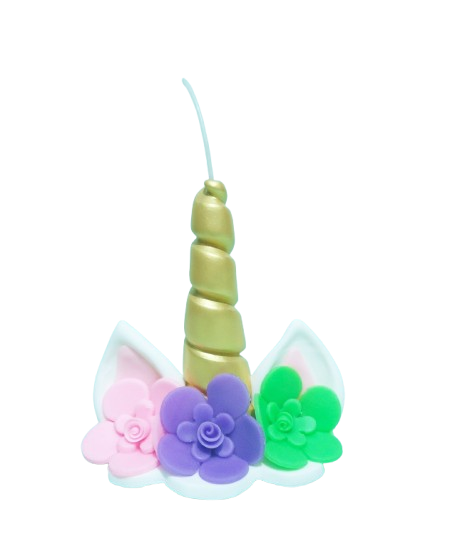 CENTRAL PORCELANA VELAS UNICORNIO