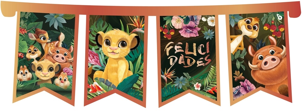 BANDERIN OTERO ANIMALES DISNEY