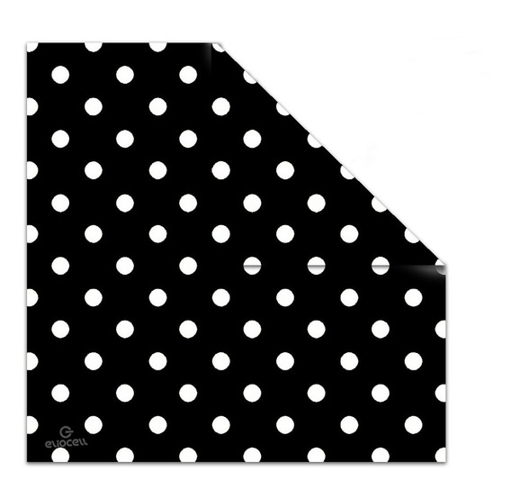 PAPEL PLASTIFICADO LUNAR NEGRO