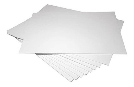 CARTON MONTADO BLANCO 50X70