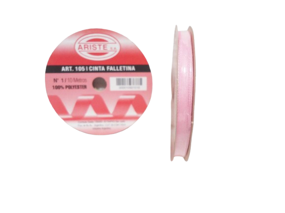 CINTA FALLETINA Nº1 x10 MTS ROSA