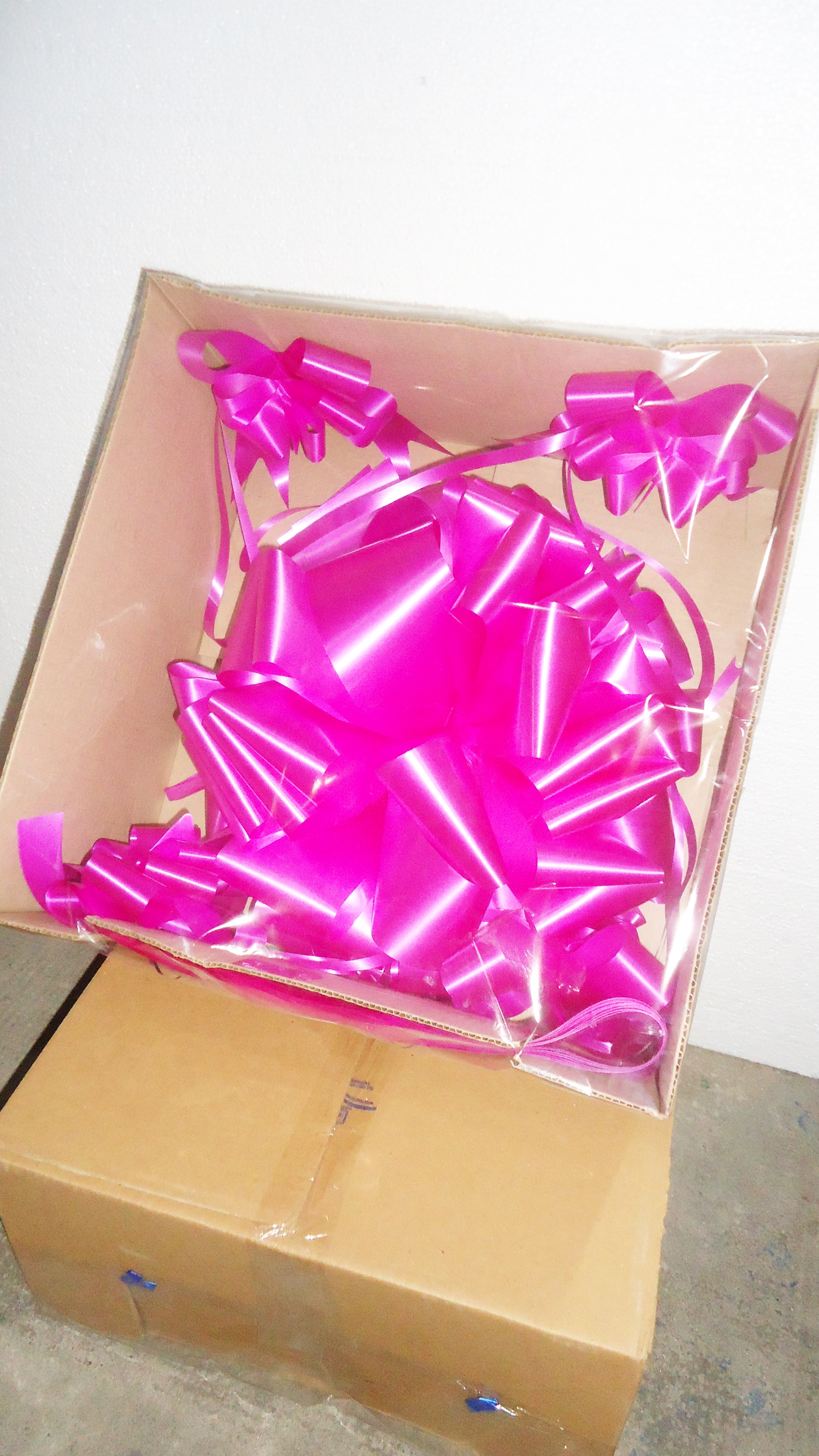 MOÑO DE COCHE FUCSIA