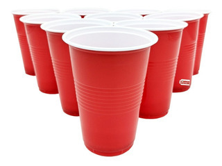VASO AMERICANO ROJO 500cc x60
