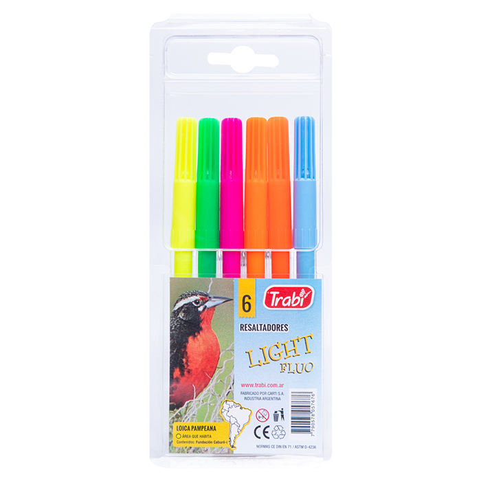 FIBRA TRABI FLUO X6