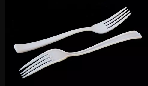 TENEDOR RIGIDO x10 BLANCO