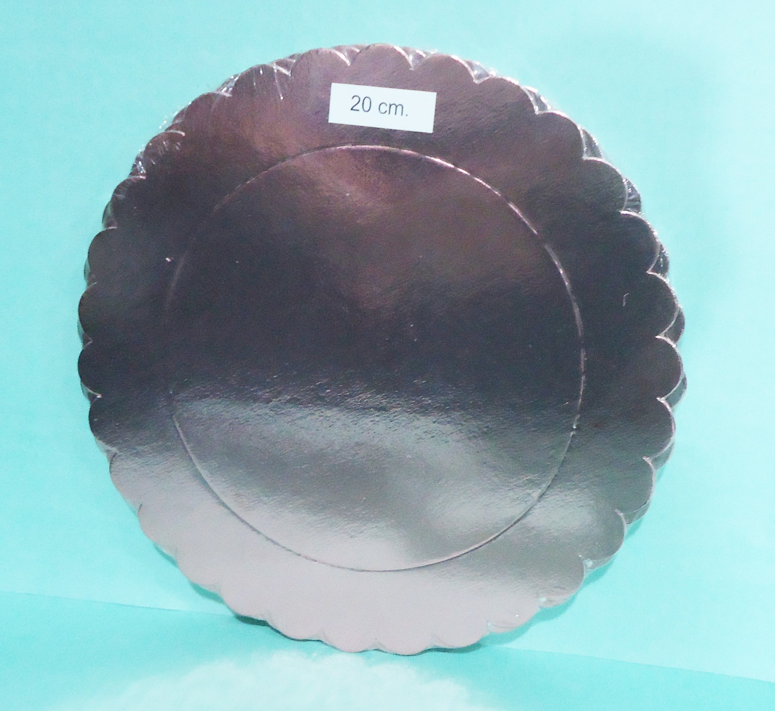 PLATO BLONDA 24cm METAL DORADO
