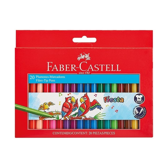 FIBRA FABER CASTELL FIESTA X20