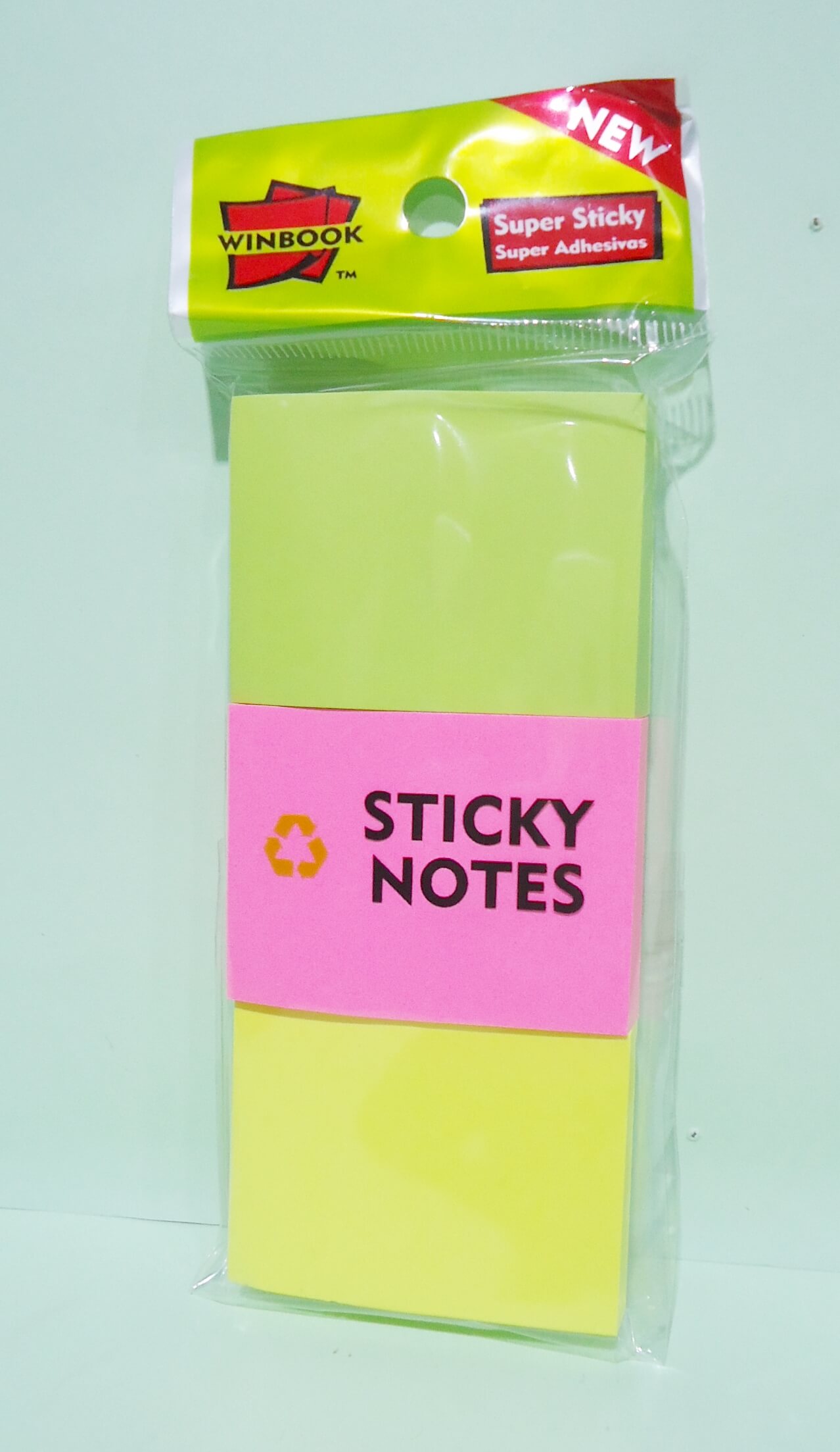 TACO ADHESIVO 38X51 X3 FLUO WINBOOK