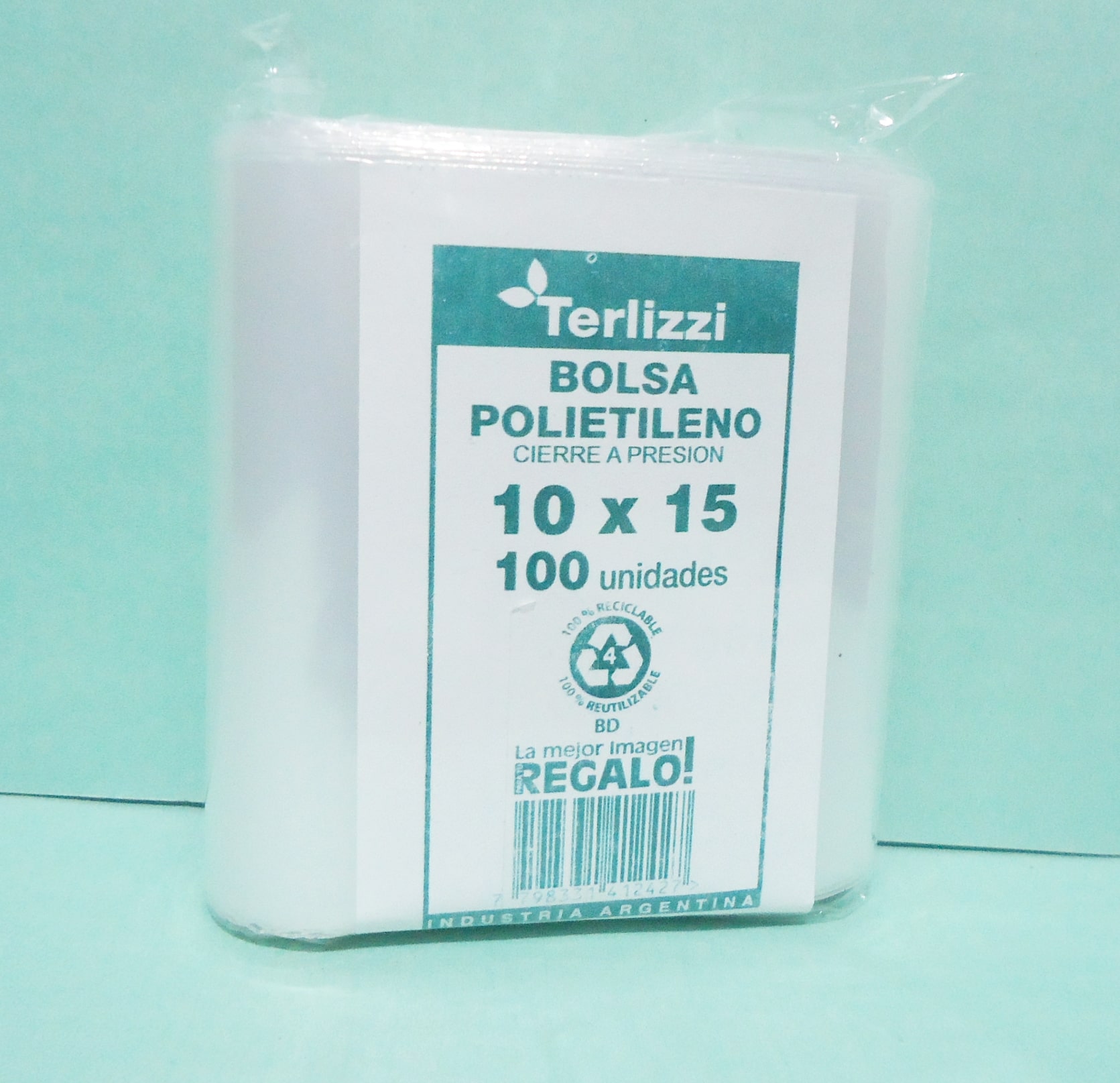 BOLSA SUPER ZIPPER x 100 10x15