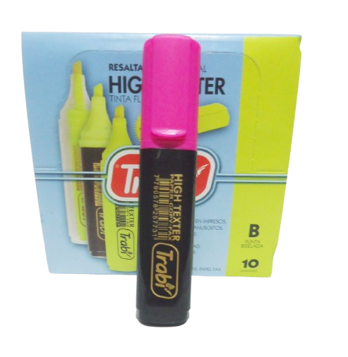 RESALTADOR TRABI H.TEX FUCSIA CAJA X10