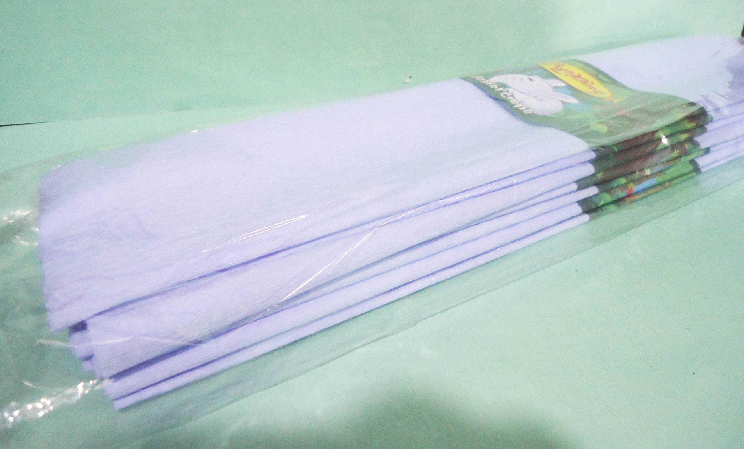 PAPEL CREPE PACK X10 PASTEL LILA