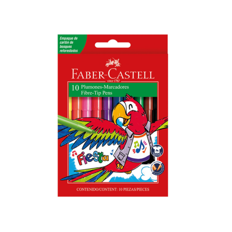 FIBRA FABER CASTELL FIESTA X10