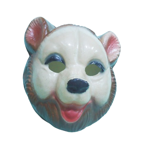 CARETA PLASTICA ANIMAL OSO