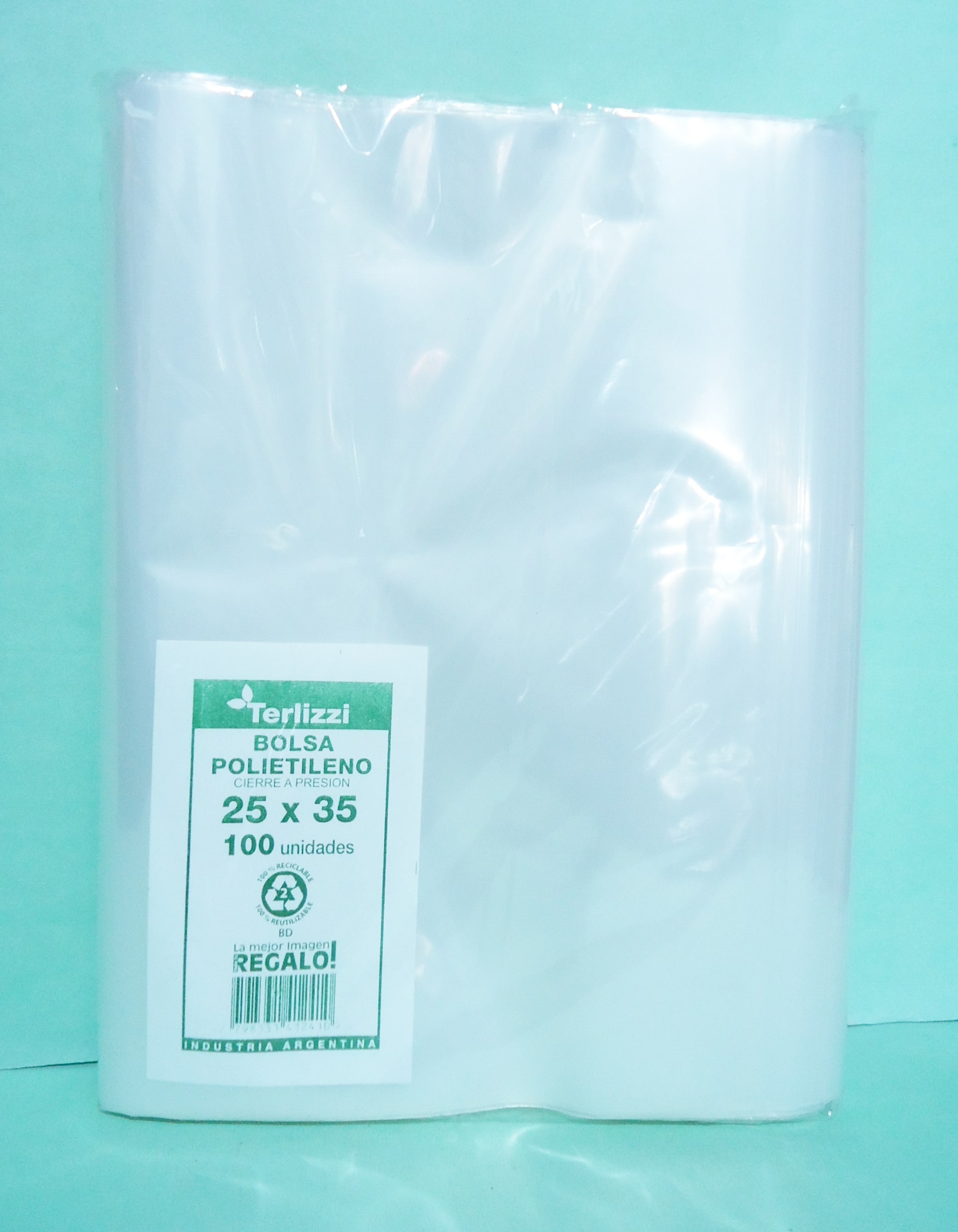 BOLSA SUPER ZIPPER x 100 25x35