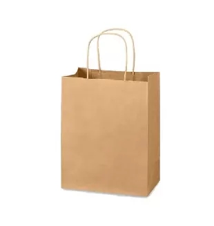 BOLSA C/CORDON 18X20X8 KRAFT