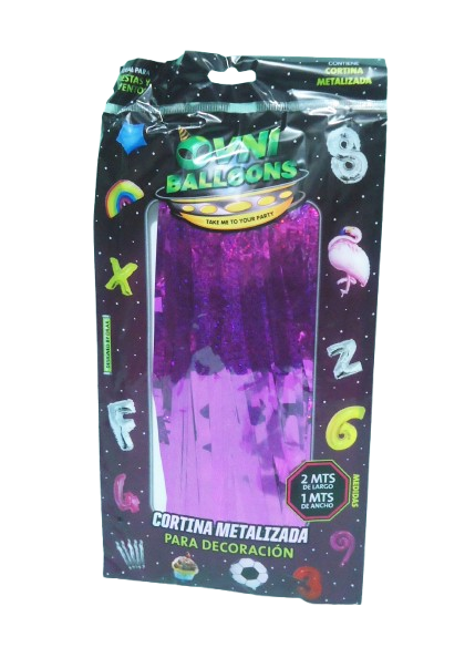 CORTINA DILAX METAL VIOLETA 2x1
