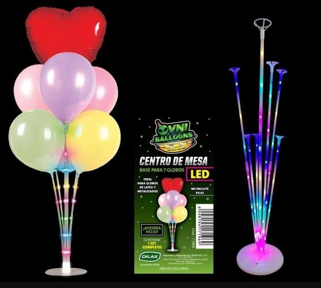 CENTRO DE MESA GLOBOS X7 DILAX 