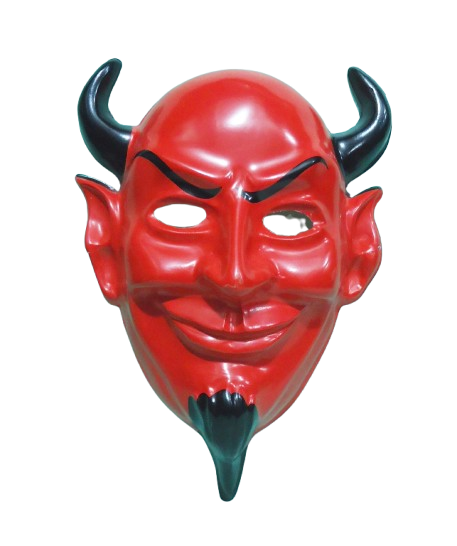 CARETA PLASTICA DIABLO