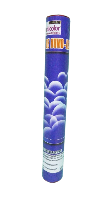 BENGALA CON HUMO AZUL