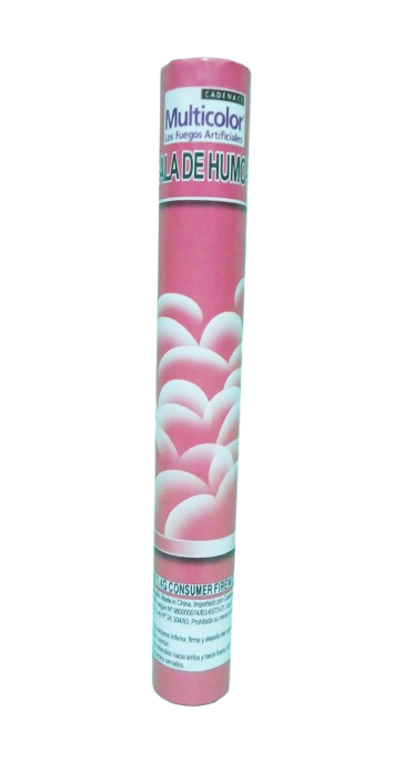 BENGALA CON HUMO ROSA