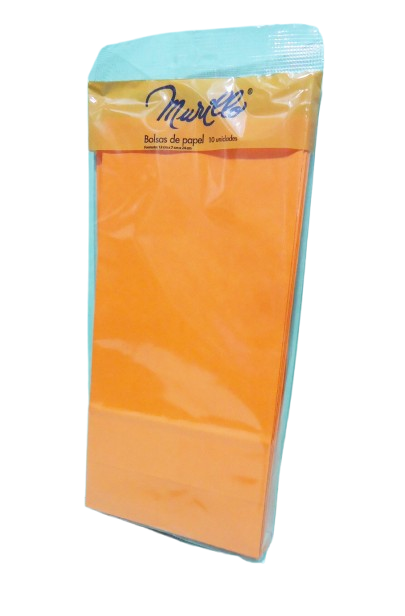 BOLSITA x10 NARANJA MURILLO