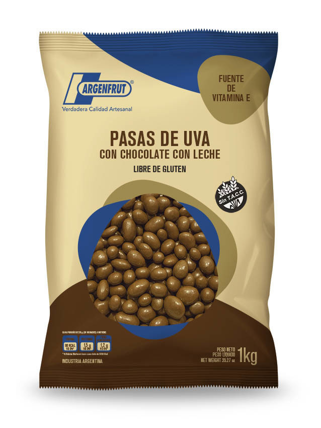CHOCOLATE CON PASA DE UVA x KILO
