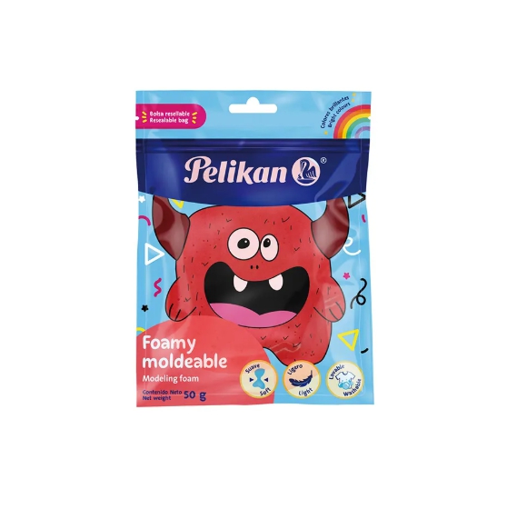 MASA MOLDEABLE ROJO PELIKAN X50GR