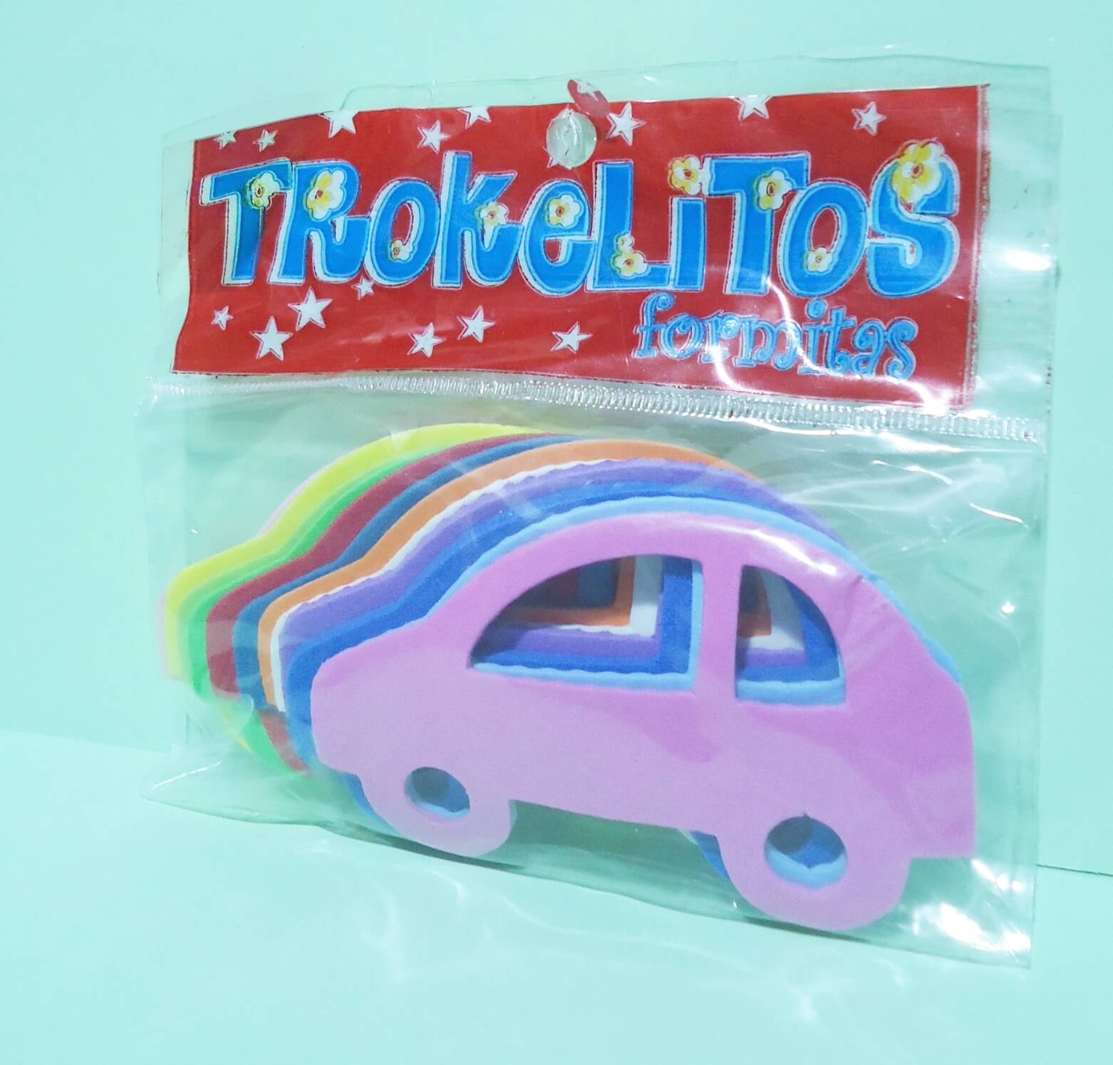 FORMITA GOMA EVA TROKELITOS AUTOS X12