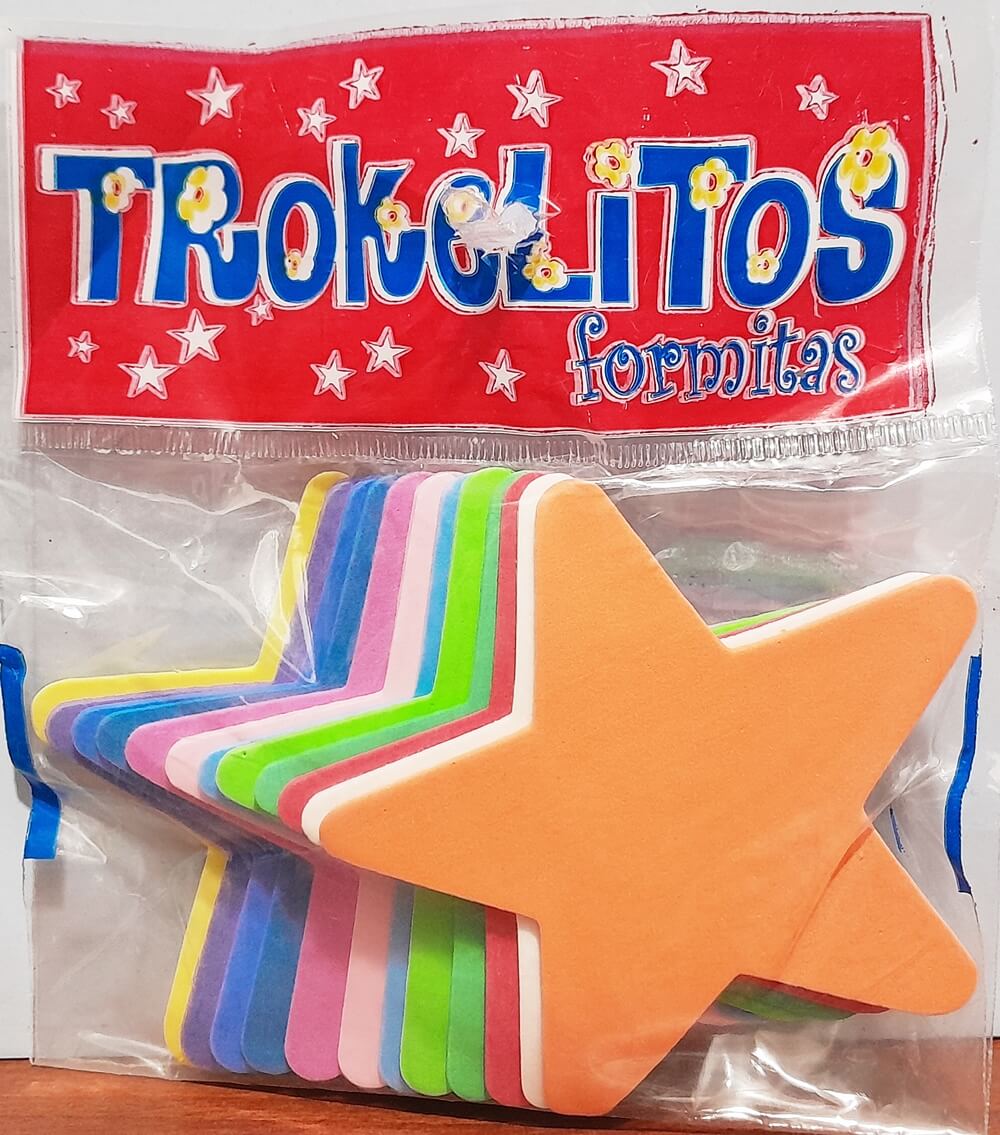 FORMITA GOMA EVA TROKELITOS ESTRELLA X12