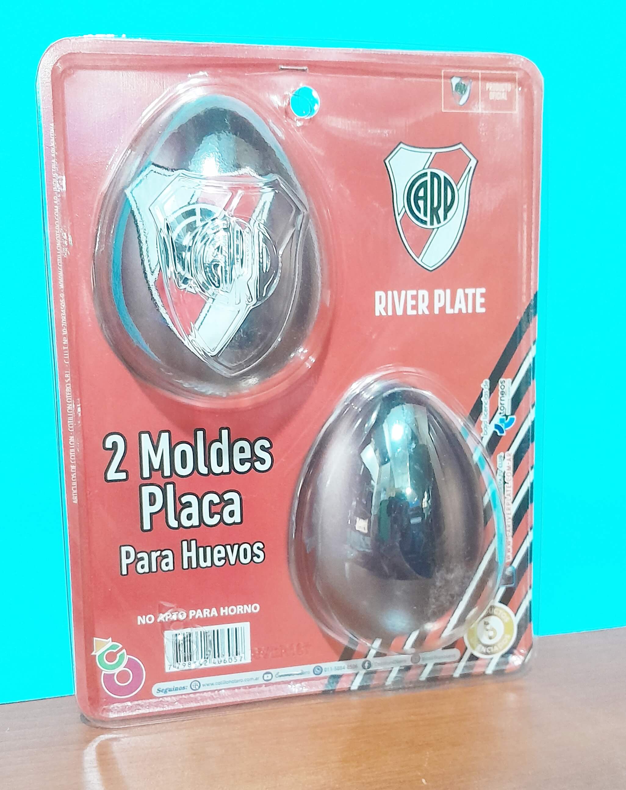 MOLDE PLACA HUEVO x2 OTERO RIVER PLATE