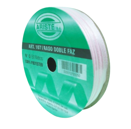 CINTA RASO Nº0 x 50mt ROSA