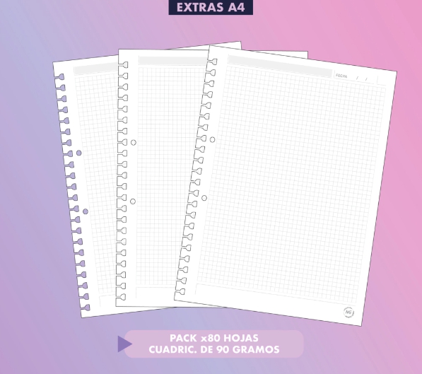 REPUESTO A4 MI PUNTO CERO X80 CUADRICU